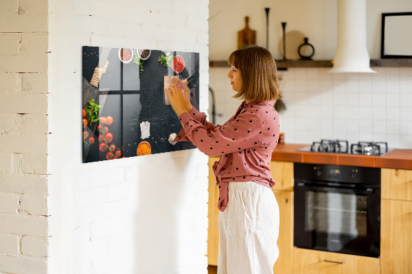 Magnetická psací tabule Kuchyňské inspirace s osobními vzpomínkami