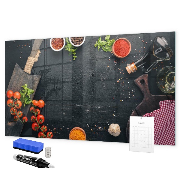 Magnetická psací tabule Kuchyňské inspirace s osobními vzpomínkami