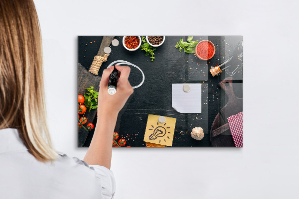 Magnetická psací tabule Kuchyňské inspirace s osobními vzpomínkami