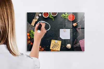 Magnetická psací tabule Kuchyňské inspirace s osobními vzpomínkami