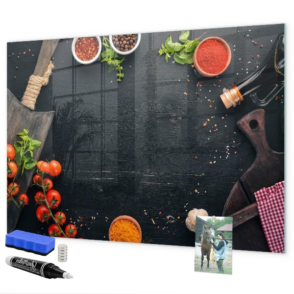 Magnetická psací tabule Kuchyňské inspirace s osobními vzpomínkami