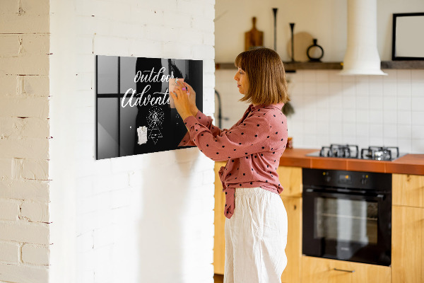 Popisovatelná magnetická tabule Venkovní prostor pro vzpomínky