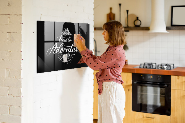 Magnetická psací tabule Čas na osobní fotografické dobrodružství