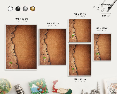 Nástěnky na magnety v bílém rámu Dřevěná textura