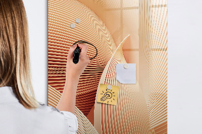 Popisovatelná magnetická tabule Moderní tabule na poznámky a fotografie