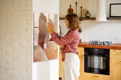 Popisovatelná magnetická tabule Moderní tabule na poznámky a fotografie