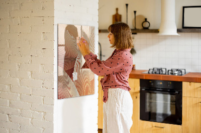 Popisovatelná magnetická tabule Moderní tabule na poznámky a fotografie