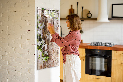 Popisovatelná magnetická tabule Kreativní tabule na fotky a poznámky