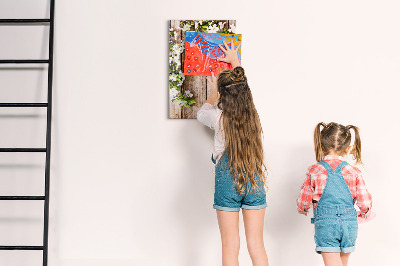 Popisovatelná magnetická tabule Kreativní tabule na fotky a poznámky