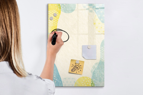 Magnetická psací tabule Kreativní prostor pro vzpomínky a fotografie