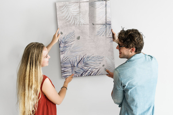Popisovatelná magnetická tabule Stylová fototapeta s rostlinami