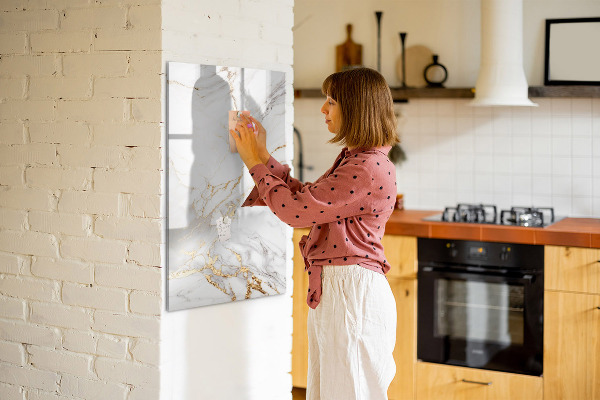 Popisovatelná magnetická tabule Stylová mramorová fototapeta
