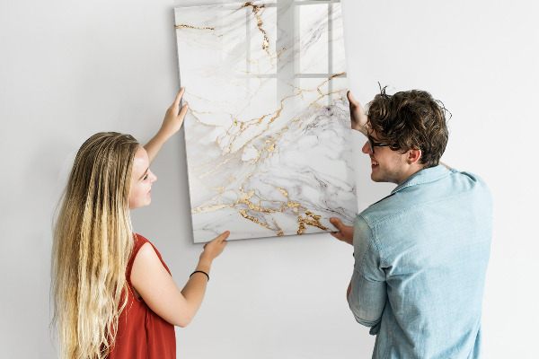 Popisovatelná magnetická tabule Stylová mramorová fototapeta