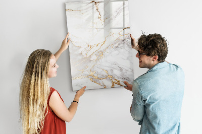 Popisovatelná magnetická tabule Stylová mramorová fototapeta