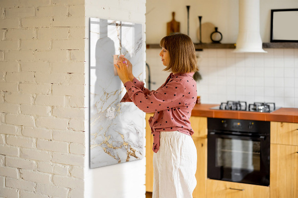 Popisovatelná magnetická tabule Stylová mramorová fototapeta
