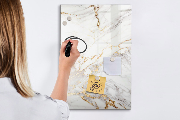 Popisovatelná magnetická tabule Stylová mramorová fototapeta