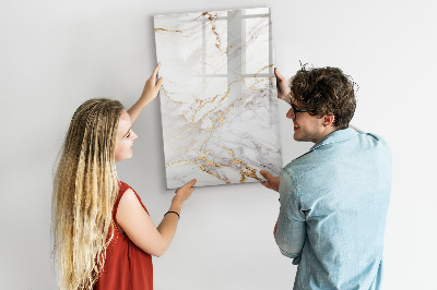 Popisovatelná magnetická tabule Stylová mramorová fototapeta