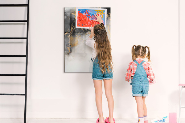 Popisovatelná magnetická tabule Moderní tabule na poznámky a fotografie