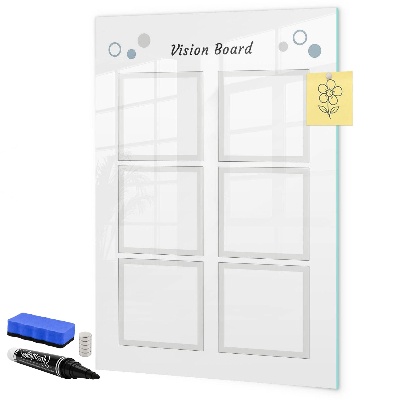 Magnetická psací tabule Nástěnka vizí pro kreativní nápady