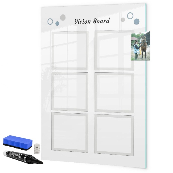 Magnetická psací tabule Nástěnka vizí pro kreativní nápady