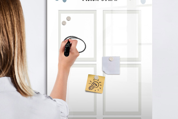 Magnetická psací tabule Nástěnka vizí pro kreativní nápady