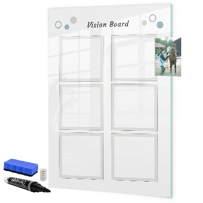 Magnetická psací tabule Nástěnka vizí pro kreativní nápady