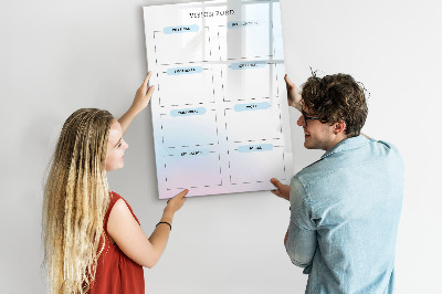 Magnetická psací tabule Nástěnka vizí pro osobní cíle