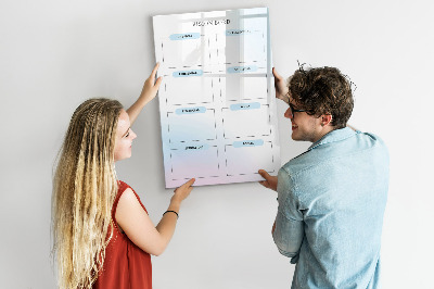 Magnetická psací tabule Nástěnka vizí pro osobní cíle