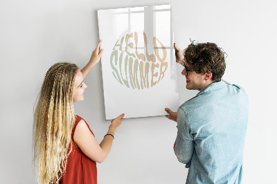 Popisovatelná magnetická tabule Léto plné vzpomínek a radosti