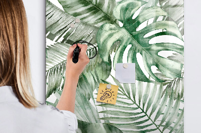 Popisovatelná magnetická tabule Zelená tabule na fotografie a poznámky