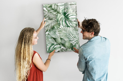 Popisovatelná magnetická tabule Zelená tabule na fotografie a poznámky