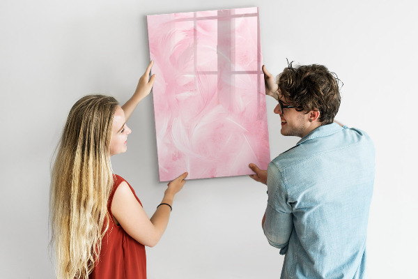Magnetická psací tabule Růžová tabule na poznámky a fotografie