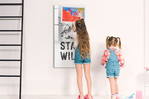 Popisovatelná magnetická tabule Kreativní prostor pro vzpomínky a fotografie