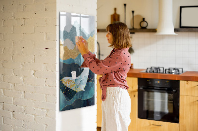 Popisovatelná magnetická tabule Kreativní tabule na fotky a poznámky