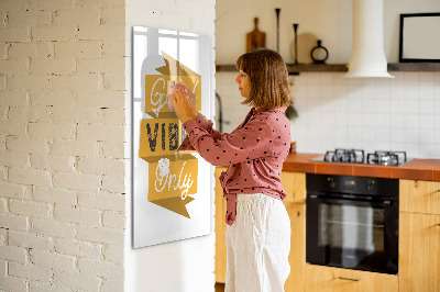 Popisovatelná magnetická tabule Kreativní tabule na fotky a poznámky