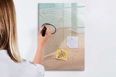 Popisovatelná magnetická tabule Barevná tabule na poznámky a fotografie