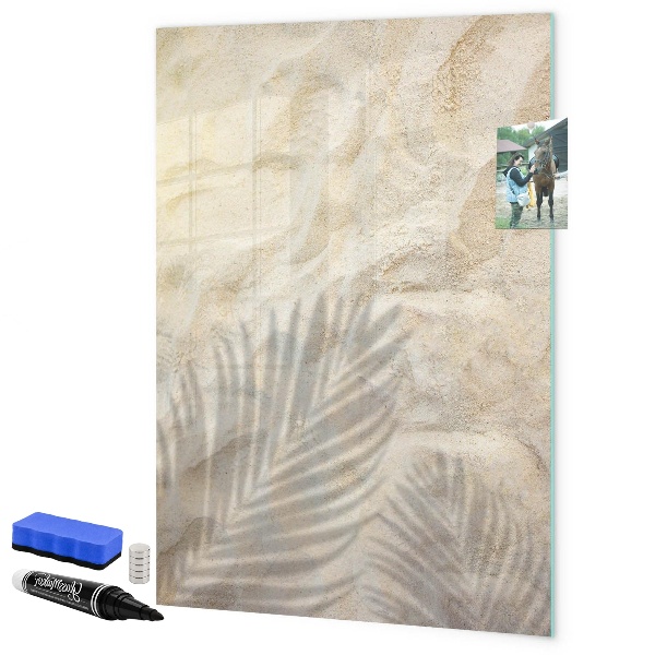 Magnetická psací tabule Fototapeta s příslušenstvím