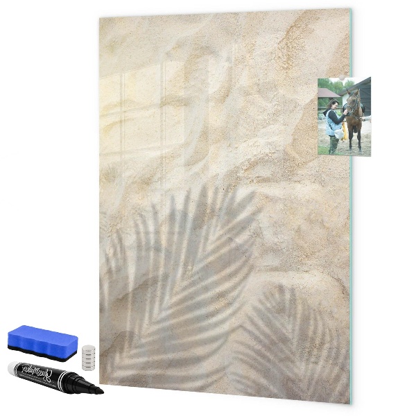 Magnetická psací tabule Fototapeta s příslušenstvím
