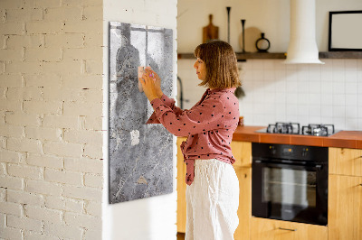Popisovatelná magnetická tabule Nástěnka s magnety a fotografiemi