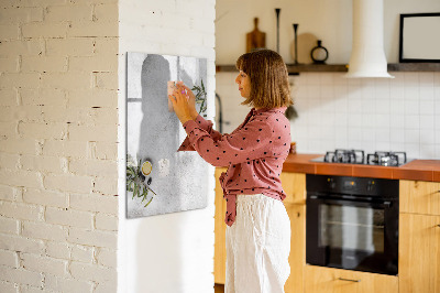 Popisovatelná magnetická tabule Moderní tabule na poznámky a fotografie