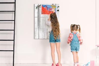 Popisovatelná magnetická tabule Kreativní prostor pro vzpomínky a fotografie