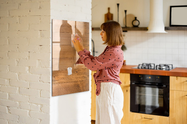 Popisovatelná magnetická tabule Útulné místo pro vzpomínky a fotografie