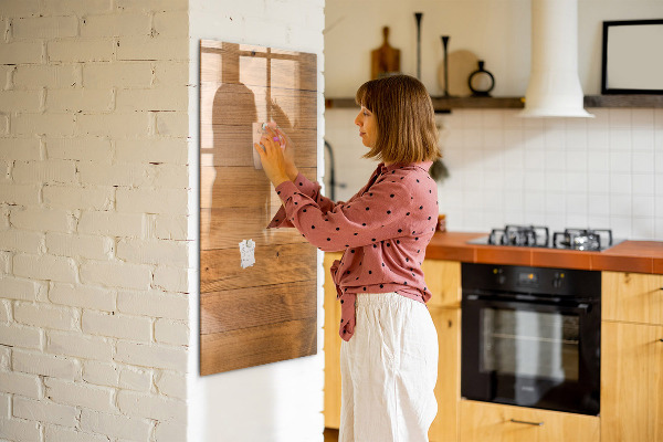 Popisovatelná magnetická tabule Útulné místo pro vzpomínky a fotografie