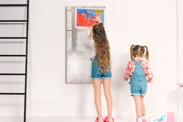 Popisovatelná magnetická tabule Kreativní prostor pro fotografie a poznámky