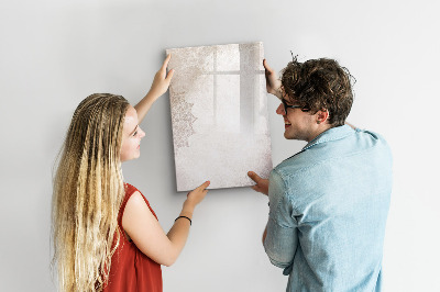 Popisovatelná magnetická tabule Kreativní prostor pro fotografie a poznámky