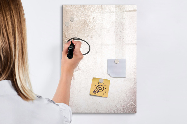 Popisovatelná magnetická tabule Kreativní prostor pro fotografie a poznámky