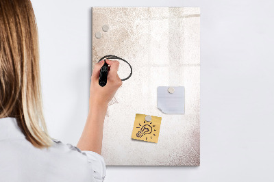 Popisovatelná magnetická tabule Kreativní prostor pro fotografie a poznámky