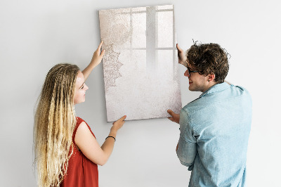 Popisovatelná magnetická tabule Kreativní prostor pro fotografie a poznámky
