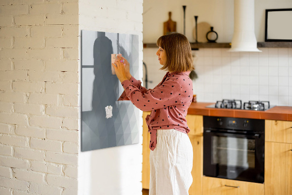 Magnetická psací tabule Nástěnka s poznámkami a fotografiemi