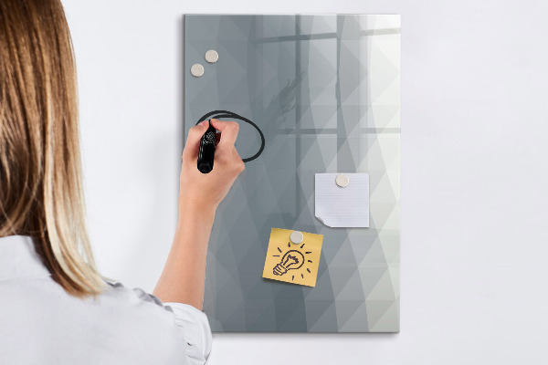 Magnetická psací tabule Nástěnka s poznámkami a fotografiemi